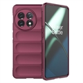 Rugged Series OnePlus 11 TPU Case - Wijnrood