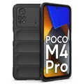 Rugged Series Xiaomi Poco M4 Pro TPU Hoesje - Zwart