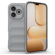 Honor 600 Lite Rugged TPU Hoesje - Lichtgrijs