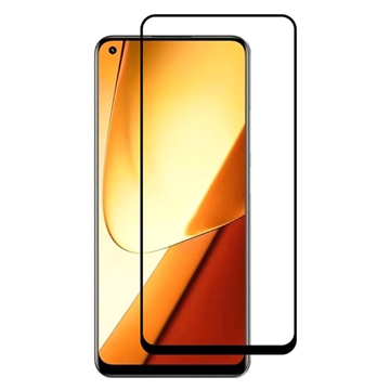 Realme 11 Rurihai Full Cover Glazen Screenprotector - Zwarte Rand