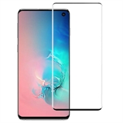 Samsung Galaxy S10 Rurihai Full Cover Glazen Screenprotector - Zwarte Rand