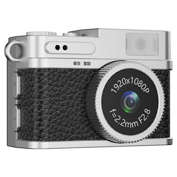S150 Retro Minicamera met Halsband - Zwart