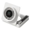 S8 opvouwbare tafelventilator met timer - wit