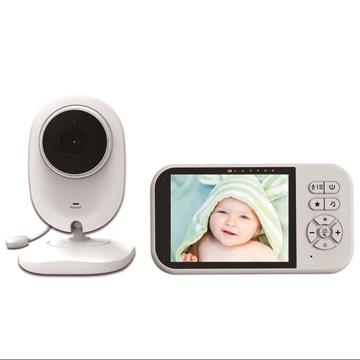 SP316 3.5" babyfoon met slaapliedjes, nachtzicht - Wit