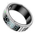 SR08 Smart Ring met Digitaal Display - Maat: 21.5mm - Zilver