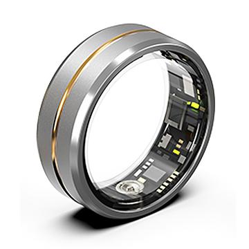 SR2 Elegante Smart Ring met Oplaadhouder - 18.2mm - Goud / Zilver