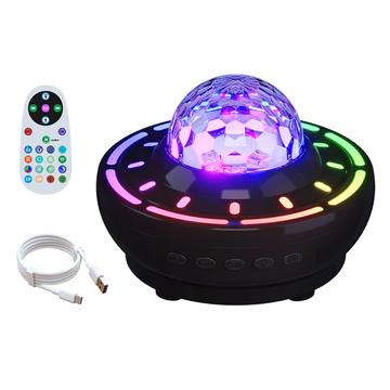 SSL001-C Draagbare Sterprojectorlamp en Bluetooth Luidspreker - Zwart