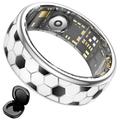 SY15 Smart Ring gezondheidsmonitor met trilmeldingen - Maat 8 - Voetbal