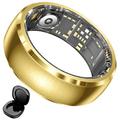 SY15 Smart Ring gezondheidsmonitor met trilmeldingen - Maat 8 - Goud