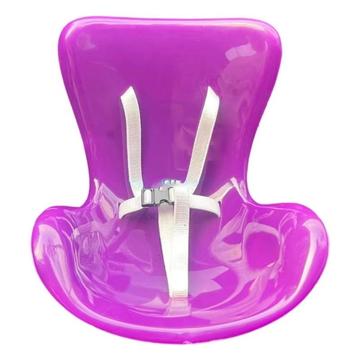 Veiligheidsautostoeltje voor Labubu pop 17cm - Paars
