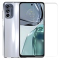 Saii 2-in-1 Motorola Moto G62 5G TPU Hoesje & Glazen Screenprotector