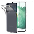 Saii 2-in-1 Samsung Galaxy S22 5G TPU Hoesje & Glazen Screenprotector