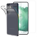 Saii 2-in-1 Samsung Galaxy S22+ 5G TPU Hoesje & Glazen Screenprotector