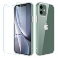 Saii 2-in-1 iPhone 12 Mini TPU Hoesje & Glazen Screenprotector