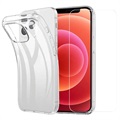 Saii 2-in-1 iPhone 13 Mini TPU Hoesje & Glazen Screenprotector