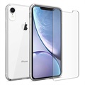 Saii 2-in-1 iPhone XR TPU Hoesje & Glazen Screenprotector