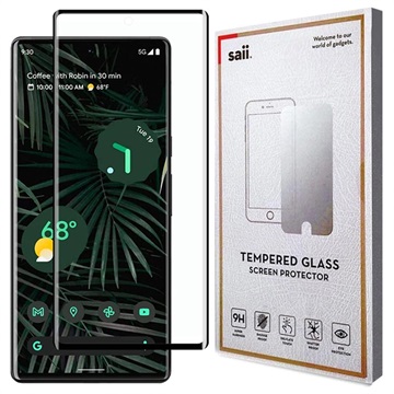 Saii 3D Premium Google Pixel 6 Pro Glazen Screenprotector - 9H - 2 St.