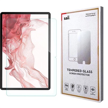 Saii 3D Premium Samsung Galaxy Tab S7+/S8+ Glazen Screenprotector - 2 St.
