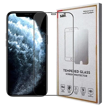 Saii 3D Premium iPhone 12 mini Glazen Screenprotector - 9H - 2 St.