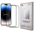 iPhone 15 Pro Saii 3D Premium Glazen Screenprotector - 2 St.