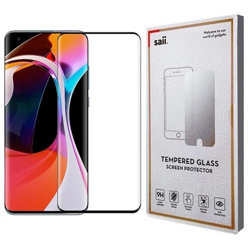 Saii 3D Premium Xiaomi Mi 11 Pro Glazen Screenprotector - 2 St.