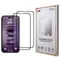 Saii 3D Premium iPhone 14 Plus Glazen Screenprotector - 2 St.