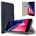 iPhone 8/SE (2020) Saii Klassiek Wallet Case - Zwart