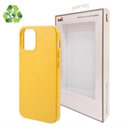 Saii Eco-line iPhone 12/12 Pro Biologisch Afbreekbaar Case - Geel