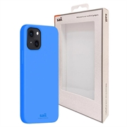 Saii Premium iPhone 13 Liquid Siliconen Hoesje - Blauw