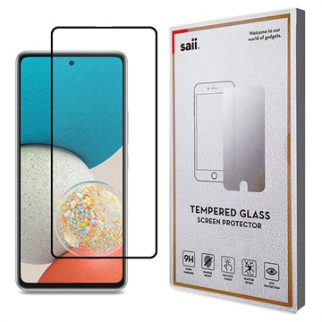 Saii Premium Samsung Galaxy A53 5G Glazen Screenprotector - 9H - 2 St.