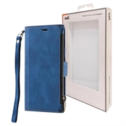 iPhone 15 Plus Saii Rits Portemonnee Hoesje met Riem