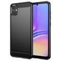 Samsung Galaxy A05 Geborsteld TPU Hoesje - Koolstofvezel
