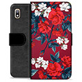 Samsung Galaxy A10 Premium Wallet Hoesje - Vintage Bloemen