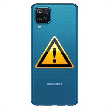 Samsung Galaxy A12 Batterij Cover Reparatie - Blauw