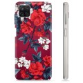 Samsung Galaxy A12 TPU Hoesje - Vintage Bloemen