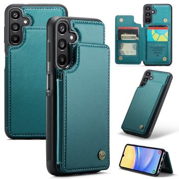 Samsung Galaxy A15 Caseme C22 Hoesje RFID-kaart portemonnee - Groen