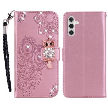 Samsung Galaxy A15 Uil Strass Portemonnee Hoesje