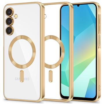 Samsung Galaxy A16 Tech-Protect MagFlex hoesje - MagSafe compatibel - Helder / Goud