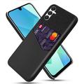 Samsung Galaxy A17 KSQ Hoesje met Kaartenzak - Zwart
