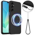 Samsung Galaxy A17 Liquid Siliconen Hoesje - MagSafe Compatibel - Zwart