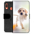 Samsung Galaxy A20e Premium Portemonnee Hoesje - Hond