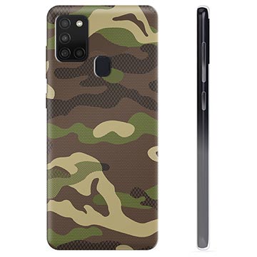 Samsung Galaxy A21s TPU Hoesje - Camo