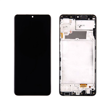 Samsung Galaxy A22 4G Voorzijde Cover & LCD Display GH82-25944A - Zwart