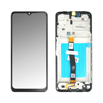 Samsung Galaxy A22 5G Voorzijde Cover & LCD Display GH81-20694A - Zwart