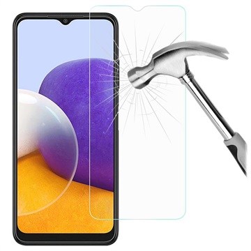 Samsung Galaxy A22 5G, Galaxy F42 5G Glazen Screenprotector - Doorzichtig