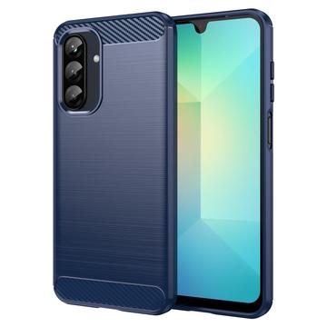 Samsung Galaxy A26 Geborsteld TPU Hoesje - Koolstofvezel