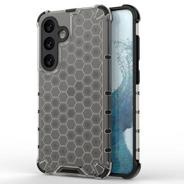 Samsung Galaxy A26 Honeycomb Armored Hybride Hoesje - Zwart