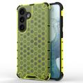 Samsung Galaxy A26 Honeycomb Armored Hybride Hoesje - Groen