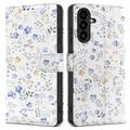 Samsung Galaxy A26 Tech-Protect Portemonnee Hoesje Met Magneet & Standaard - Lentebloemen