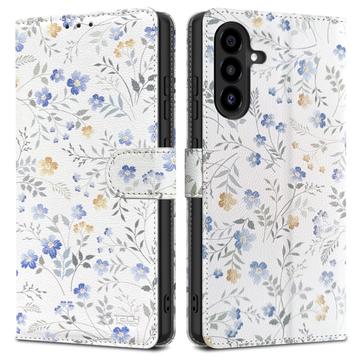 Samsung Galaxy A26 Tech-Protect Portemonnee Hoesje Met Magneet & Standaard - Lentebloemen